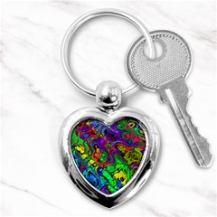 Powerfractal 4 Key Chains (heart)  by ImpressiveMoments