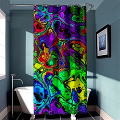 Powerfractal 4 Shower Curtain 36  X 72  (stall)  by ImpressiveMoments