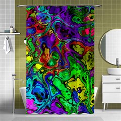 Powerfractal 4 Shower Curtain 48  X 72  (small) 