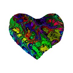 Powerfractal 4 Standard 16  Premium Heart Shape Cushions by ImpressiveMoments