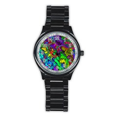 Powerfractal 4 Stainless Steel Round Watches