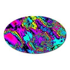 Powerfractal 2 Oval Magnet by ImpressiveMoments