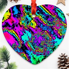 Powerfractal 2 Heart Ornament (2 Sides) by ImpressiveMoments