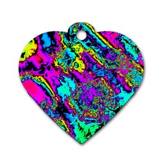 Powerfractal 2 Dog Tag Heart (one Side) by ImpressiveMoments