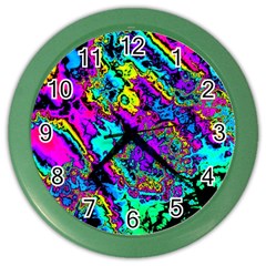 Powerfractal 2 Color Wall Clocks