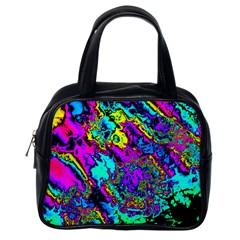 Powerfractal 2 Classic Handbags (one Side)