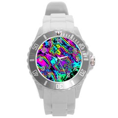 Powerfractal 2 Round Plastic Sport Watch (l)