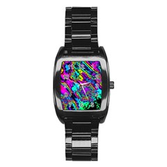 Powerfractal 2 Stainless Steel Barrel Watch