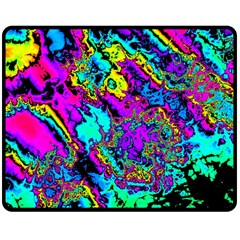 Powerfractal 2 Double Sided Fleece Blanket (medium) 