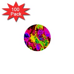 Powerfractal 01 1  Mini Buttons (100 Pack)  by ImpressiveMoments