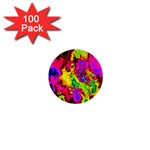 Powerfractal 01 1  Mini Buttons (100 pack)  Front