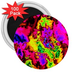 Powerfractal 01 3  Magnets (100 Pack) by ImpressiveMoments