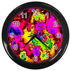 Powerfractal 01 Wall Clocks (black)