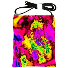 Powerfractal 01 Shoulder Sling Bags by ImpressiveMoments