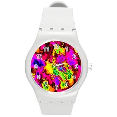 Powerfractal 01 Round Plastic Sport Watch (m)