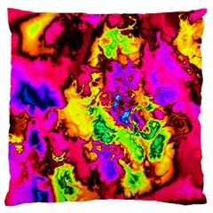 Powerfractal 01 Large Flano Cushion Cases (one Side) 