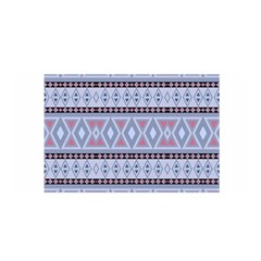 Fancy Tribal Border Pattern Blue Satin Wrap by ImpressiveMoments