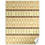 Fancy Tribal Border Pattern Beige Canvas 12  x 16   11.86 x15.41  Canvas - 1