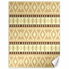 Fancy Tribal Border Pattern Beige Canvas 18  X 24   by ImpressiveMoments