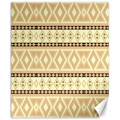 Fancy Tribal Border Pattern Beige Canvas 20  X 24   by ImpressiveMoments