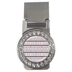 Fancy Tribal Border Pattern Soft Money Clips (cz) 