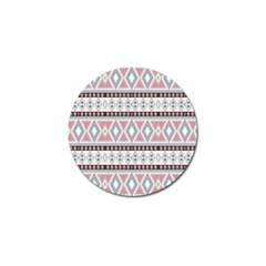 Fancy Tribal Border Pattern Soft Golf Ball Marker