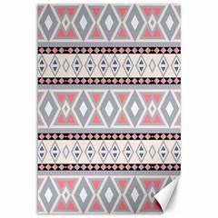 Fancy Tribal Border Pattern Soft Canvas 12  X 18  