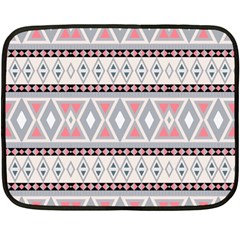 Fancy Tribal Border Pattern Soft Fleece Blanket (mini)