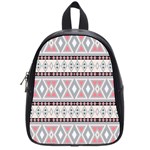 Fancy Tribal Border Pattern Soft School Bags (Small)  Front