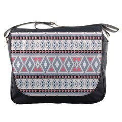 Fancy Tribal Border Pattern Soft Messenger Bags