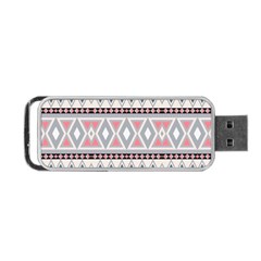 Fancy Tribal Border Pattern Soft Portable Usb Flash (one Side)