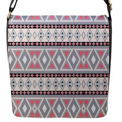 Fancy Tribal Border Pattern Soft Flap Messenger Bag (s)