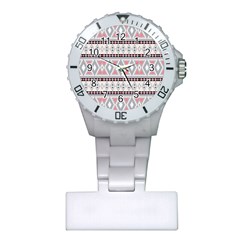 Fancy Tribal Border Pattern Soft Nurses Watches