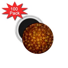 Gold Stars 1 75  Magnets (100 Pack) 