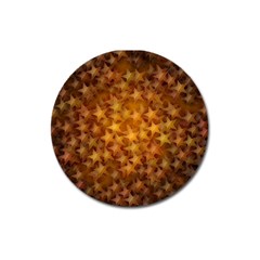 Gold Stars Magnet 3  (round)