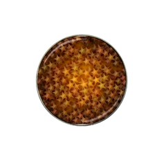 Gold Stars Hat Clip Ball Marker