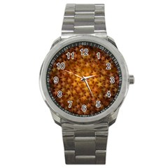 Gold Stars Sport Metal Watches