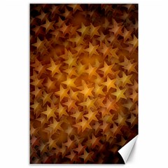 Gold Stars Canvas 24  X 36 