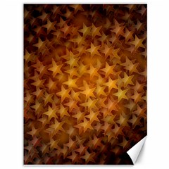 Gold Stars Canvas 36  X 48  