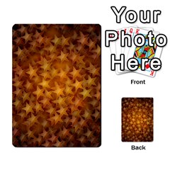 Gold Stars Multi-purpose Cards (rectangle) 