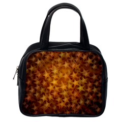 Gold Stars Classic Handbags (one Side)