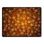 Gold Stars Fleece Blanket (Small) 50 x40  Blanket Front