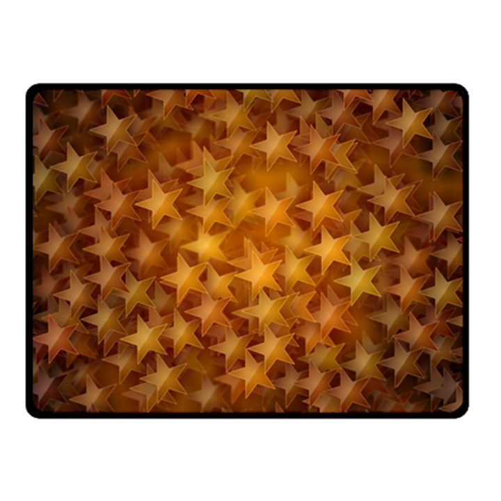 Gold Stars Fleece Blanket (Small)