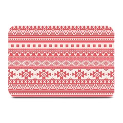 Fancy Tribal Borders Pink Plate Mats