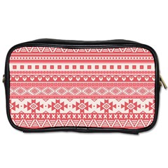 Fancy Tribal Borders Pink Toiletries Bags by ImpressiveMoments