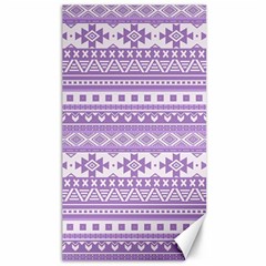 Fancy Tribal Borders Lilac Canvas 40  X 72   by ImpressiveMoments