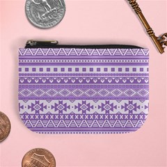 Fancy Tribal Borders Lilac Mini Coin Purses by ImpressiveMoments