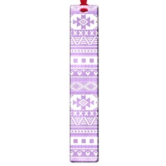 Fancy Tribal Borders Lilac Large Book Marks