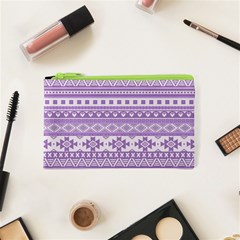 Fancy Tribal Borders Lilac Cosmetic Bag (xs)