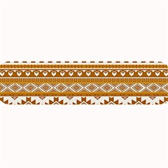 Fancy Tribal Borders Golden Large Bar Mats